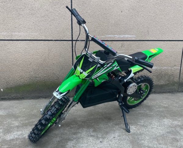 moto électrique ZZZ800 verte pour enfant